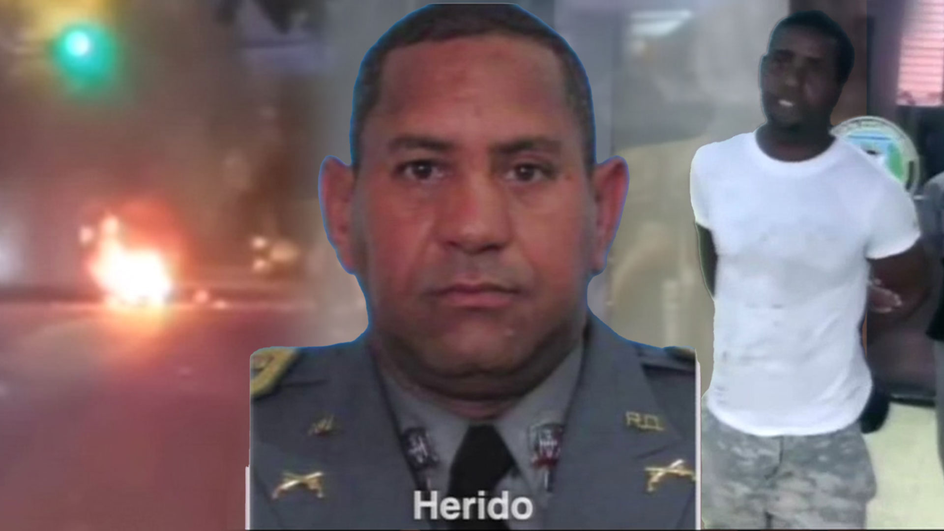 Protesta En San Francisco De Macorís Termina Hiriendo A Un Agente De PN