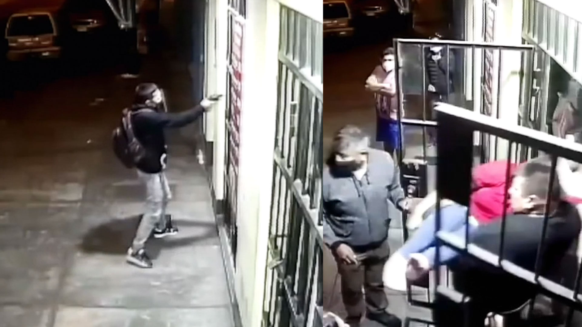 Momento En Que Un Sicario Asesina La Madre De Dos Policías Por Una Supuesta Venganza 