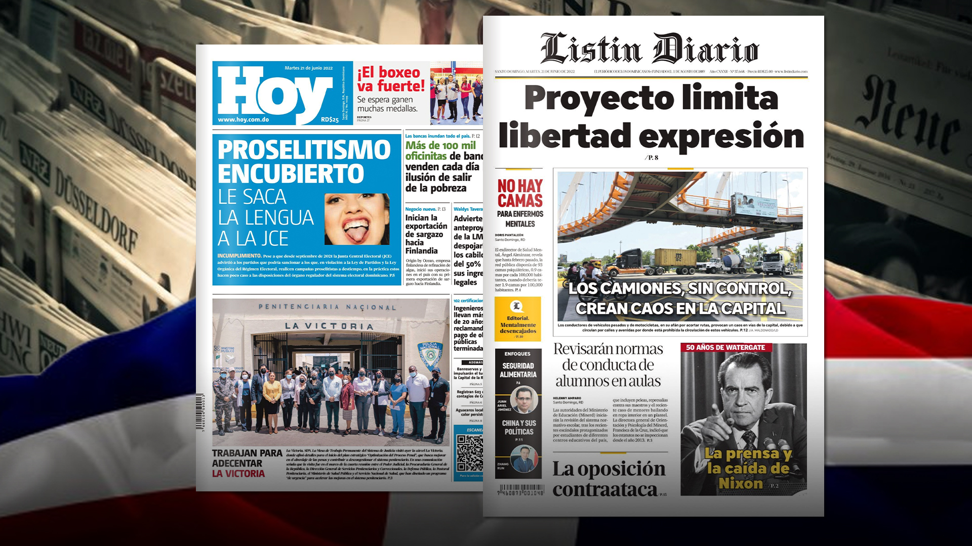 Las Portadas De Los Principales Periódicos Nacionales