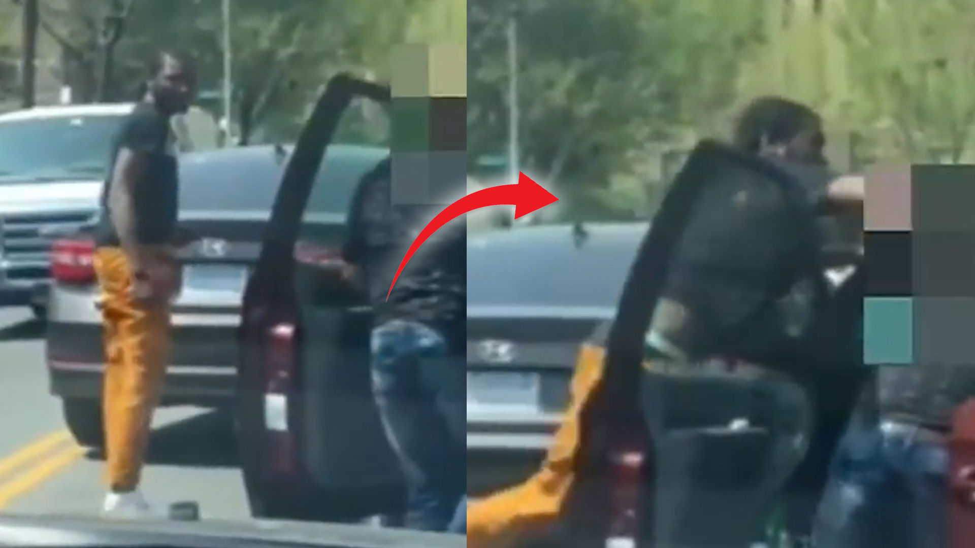 Captan A Un Conductor Entrándole A “trompá” A Un Señor En Una Carretera De El Bronx