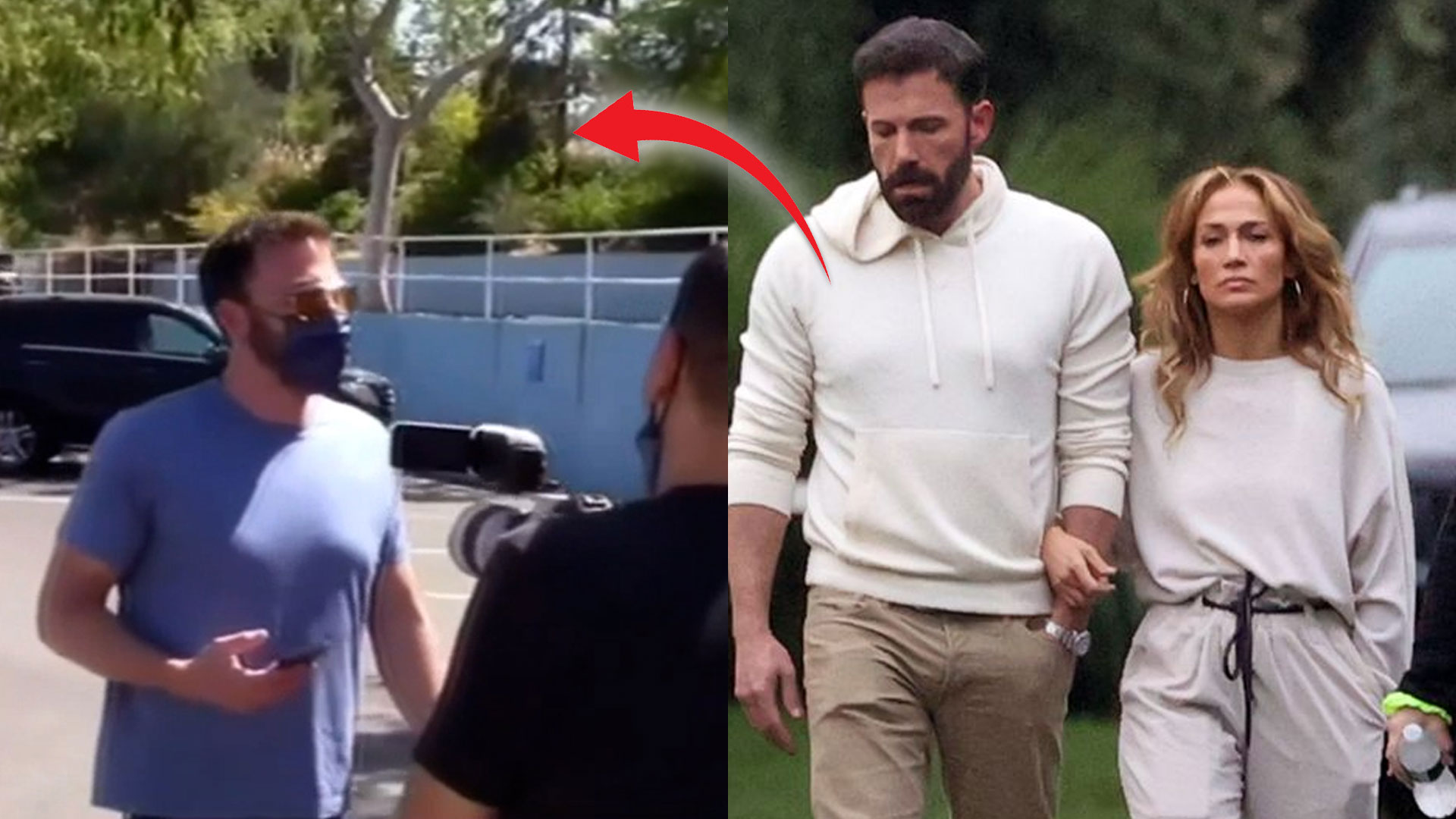 Ben Affleck Amablemente Conversó Con Los Paparazzi’s Que Insistieron En Hablarle Sobre Jlo