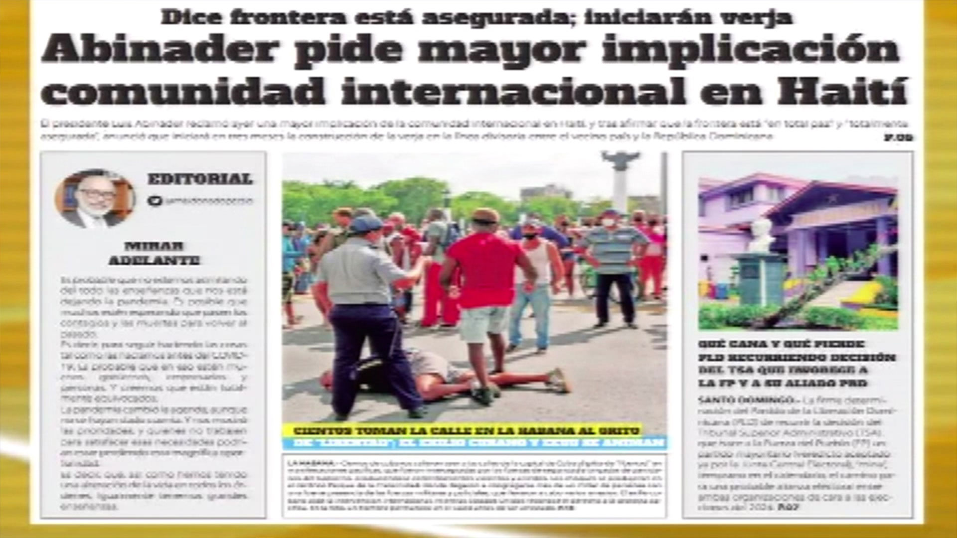 Las Principales Portadas De Los Periódicos En El Día De Hoy 12 De Julio Del 2021
