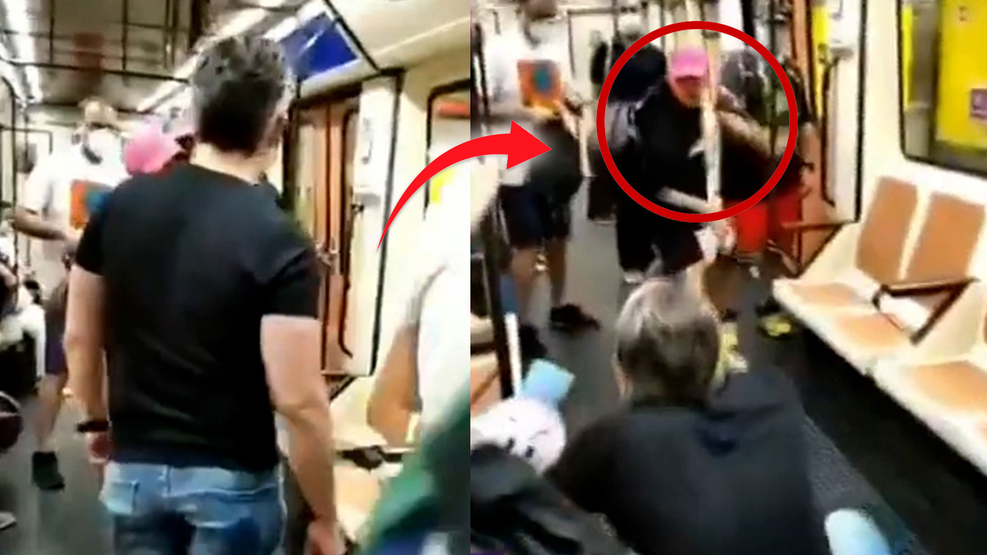 Momento En Que Hombre Le Da Una “Trompá” A Un Enfermero Por Decirle Que Use Mascarilla