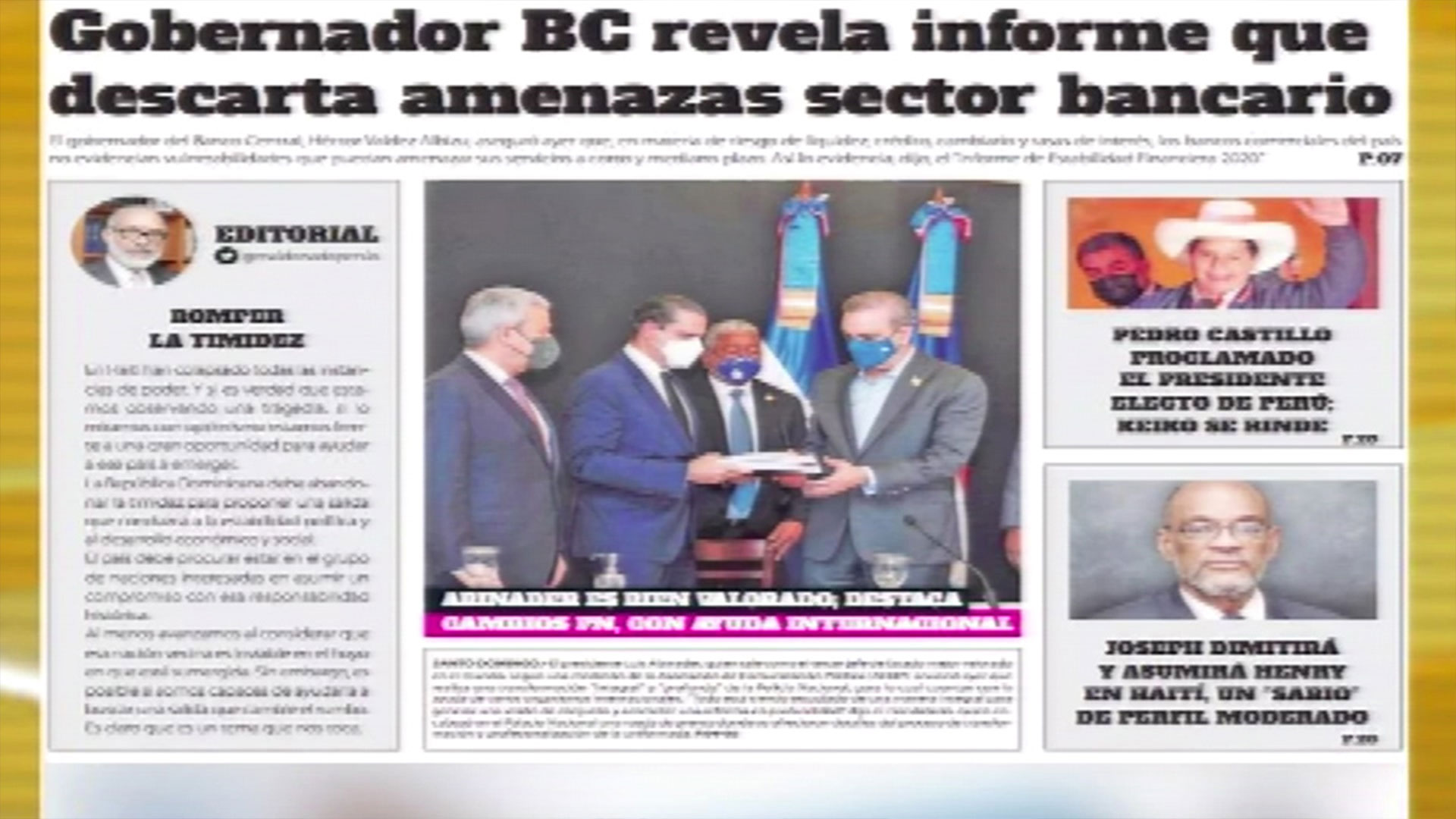 Las Principales Portadas De Los Periódicos En El Día De Hoy 20 De Julio Del 2021