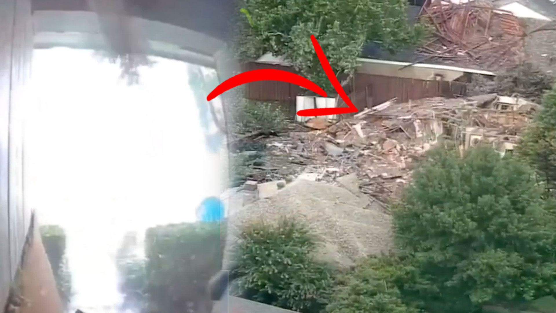 ¡Aterradora explosión! Casa Vuela En Pedazos En Texas 