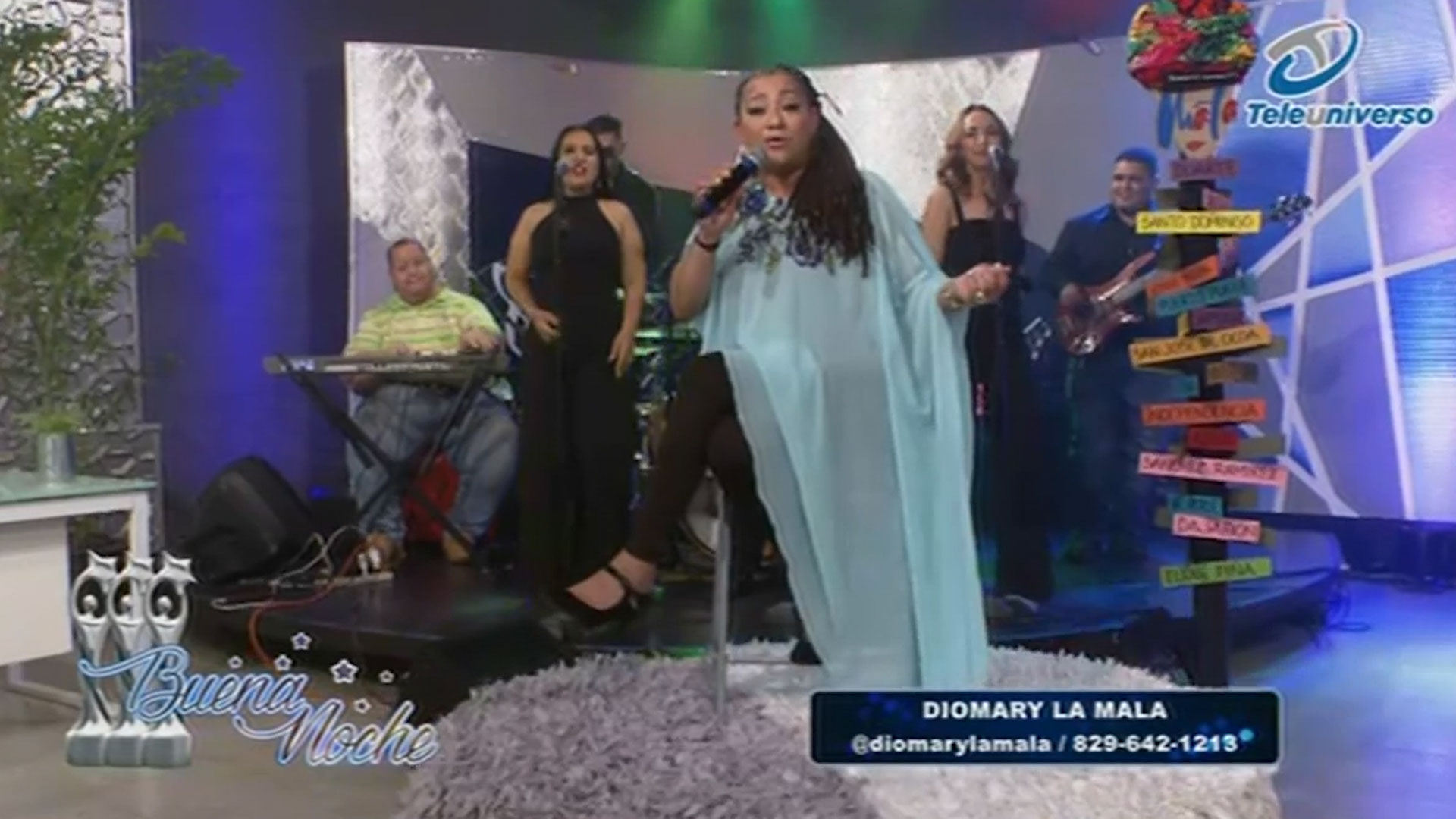 Presentación Musical De Diomary “ La Mala” En | Buena Noche