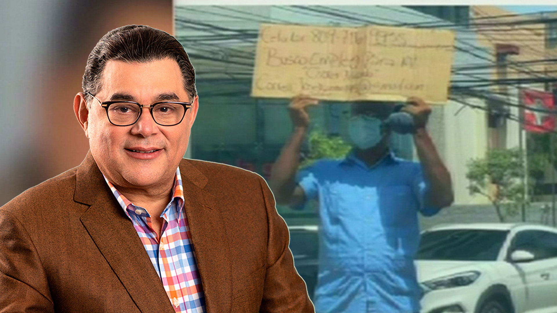 Alejandro Asmar Ofrece Trabajo Al Hombre Que Salió A La Calle Con Letrero A Pedir Trabajo | El Pachá Extra