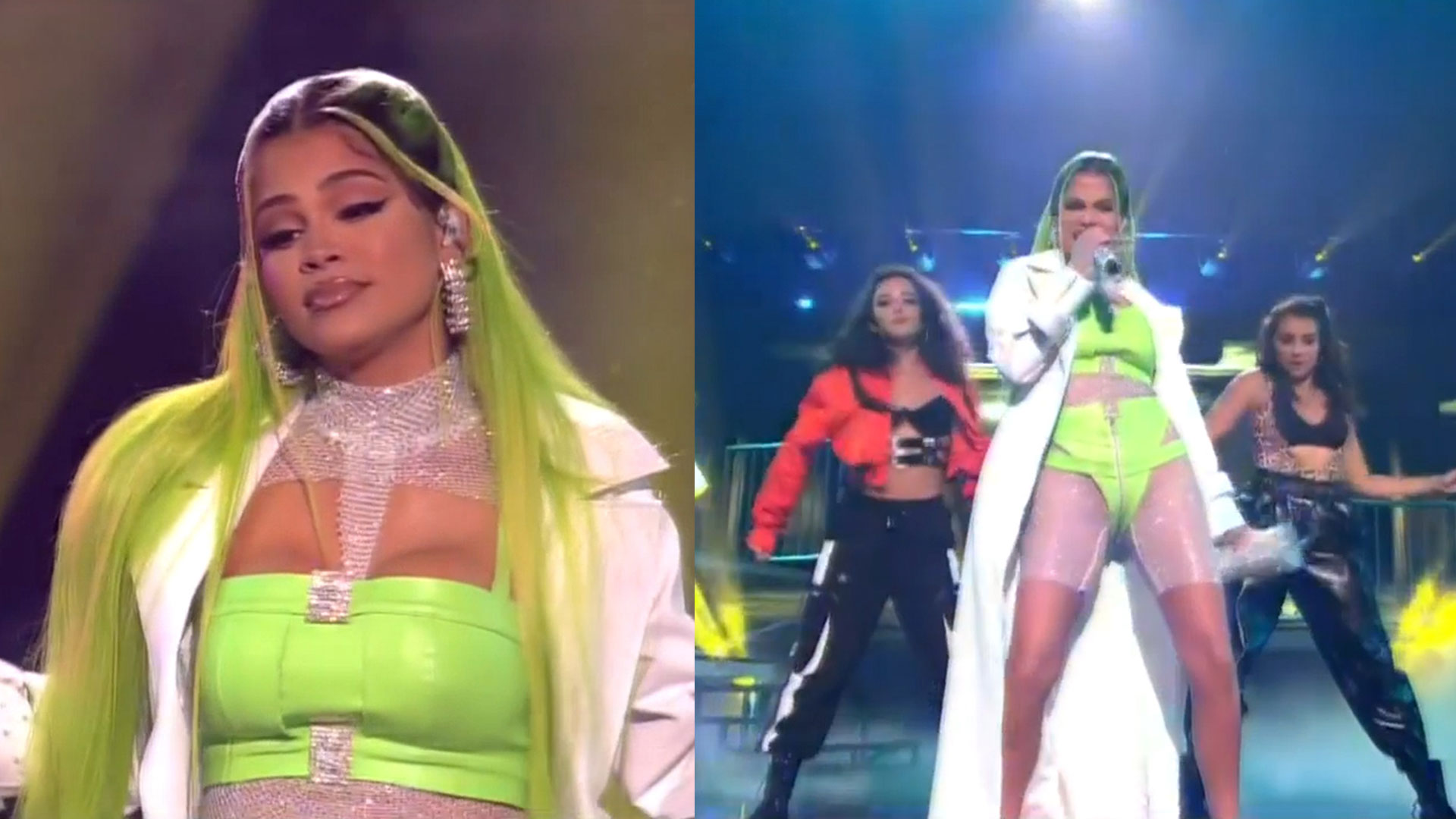 Presentación De Natti Natasha Junto A Lío García & Brray En PJ