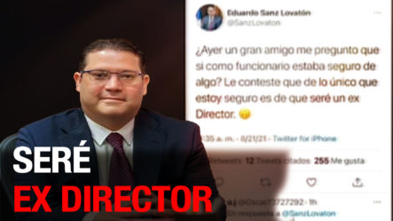 Emilio Ángel Da Enfoque Sobre El Tweet De Eduardo Sanz, Donde Dice Que Será Ex Director