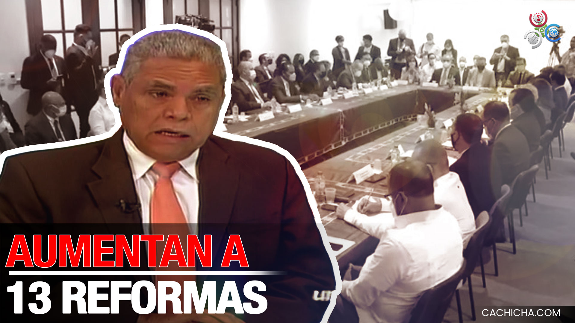 Adalberto Grullón Habla Sobre La Reunión De Los Partidos Políticos Aumentando A 13 Reformas