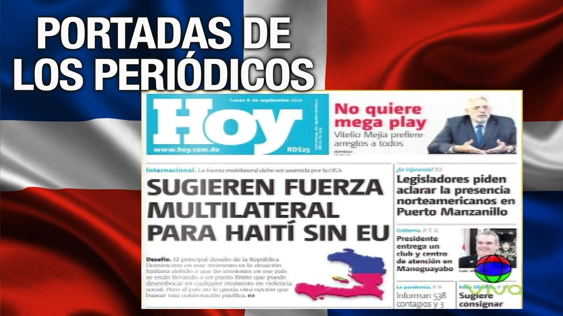 Las Principales Portadas De Los Periódicos En El Día De Hoy 6 De Septiembre 2021