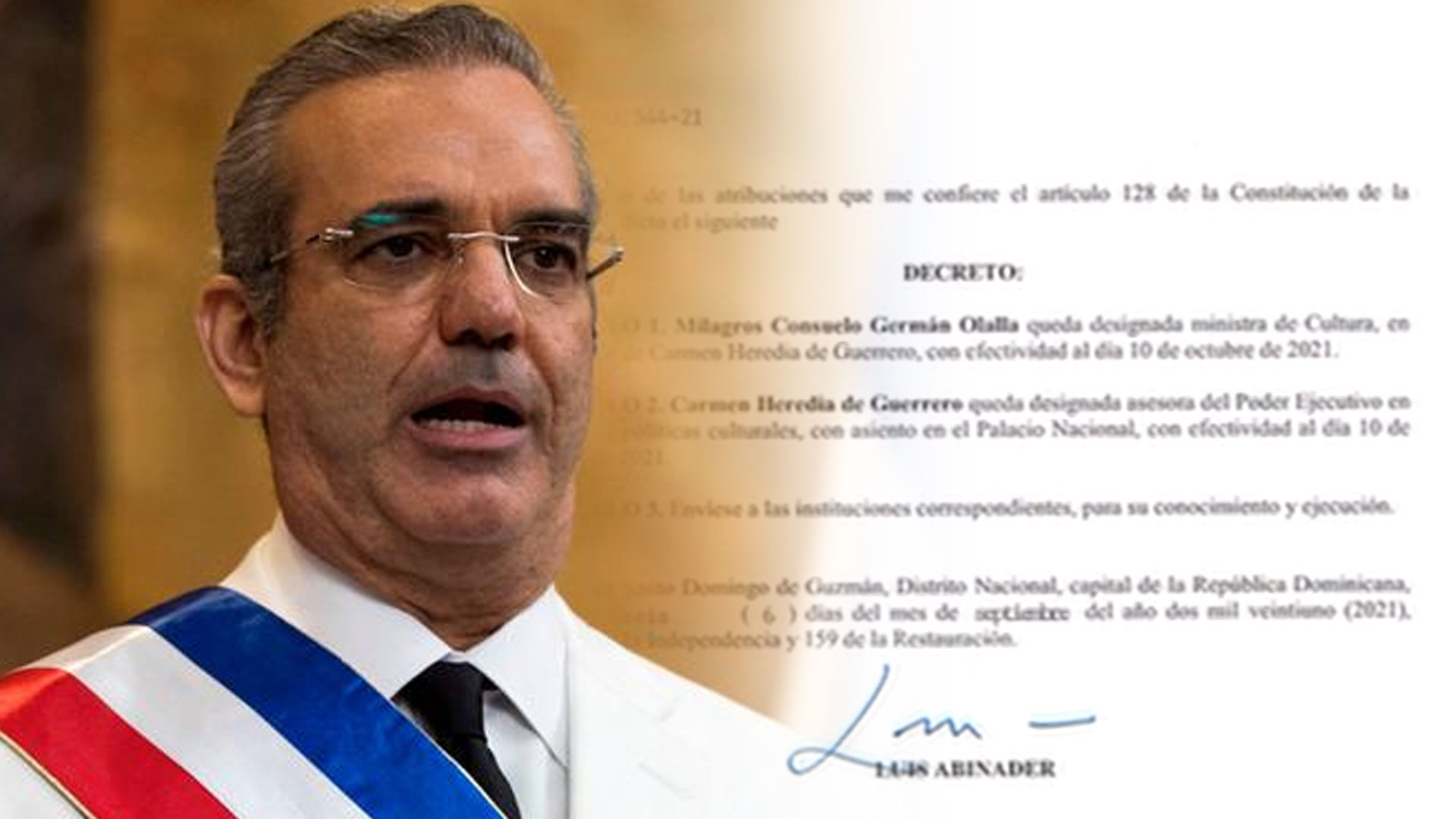 Nuevo Decreto De Luis Abinader “remenea La Mata” Y Cambia A Milagros Germán