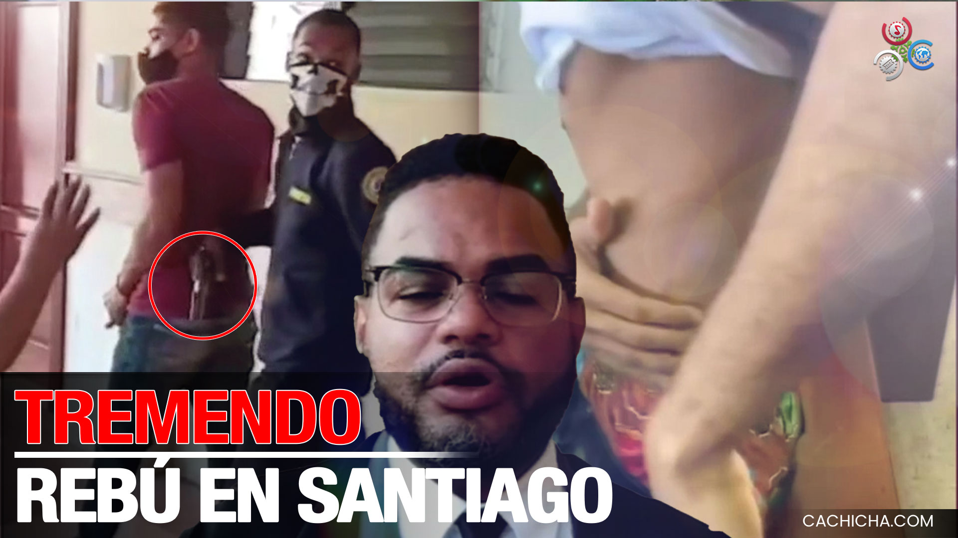 Policía Saca Pistola Y Se Arma Tremendo “rebú” En Pleno Palacio De Justicia De Santiago