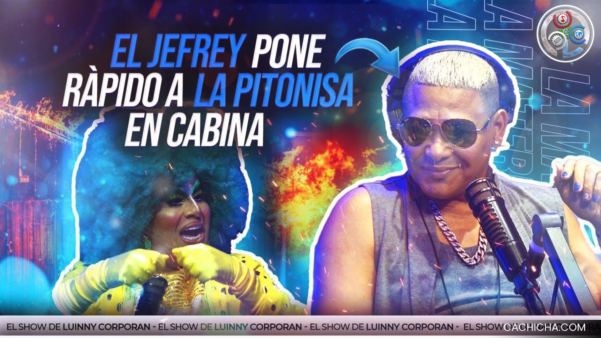 El Jefrey Pone Rápido A La Pitonisa En Plena Entrevista. “Saca La Cara Por Tokischa”