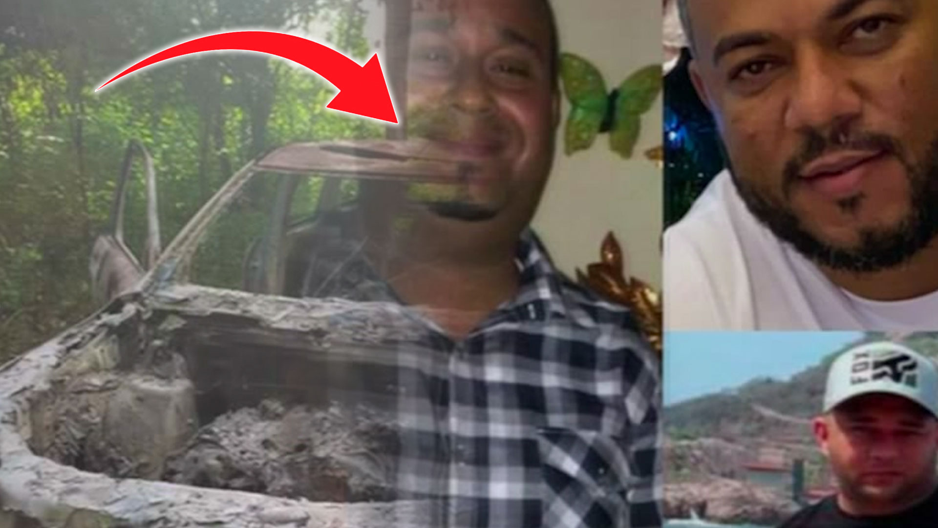 Tres Hombres Son Encontrados Calcinados Dentro De Una Jeepeta En SPM