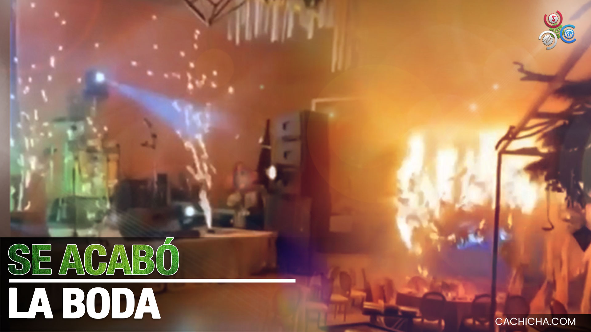 Se Desata Incendio En Una Boda Tras Lanzar Fuegos Artificiales