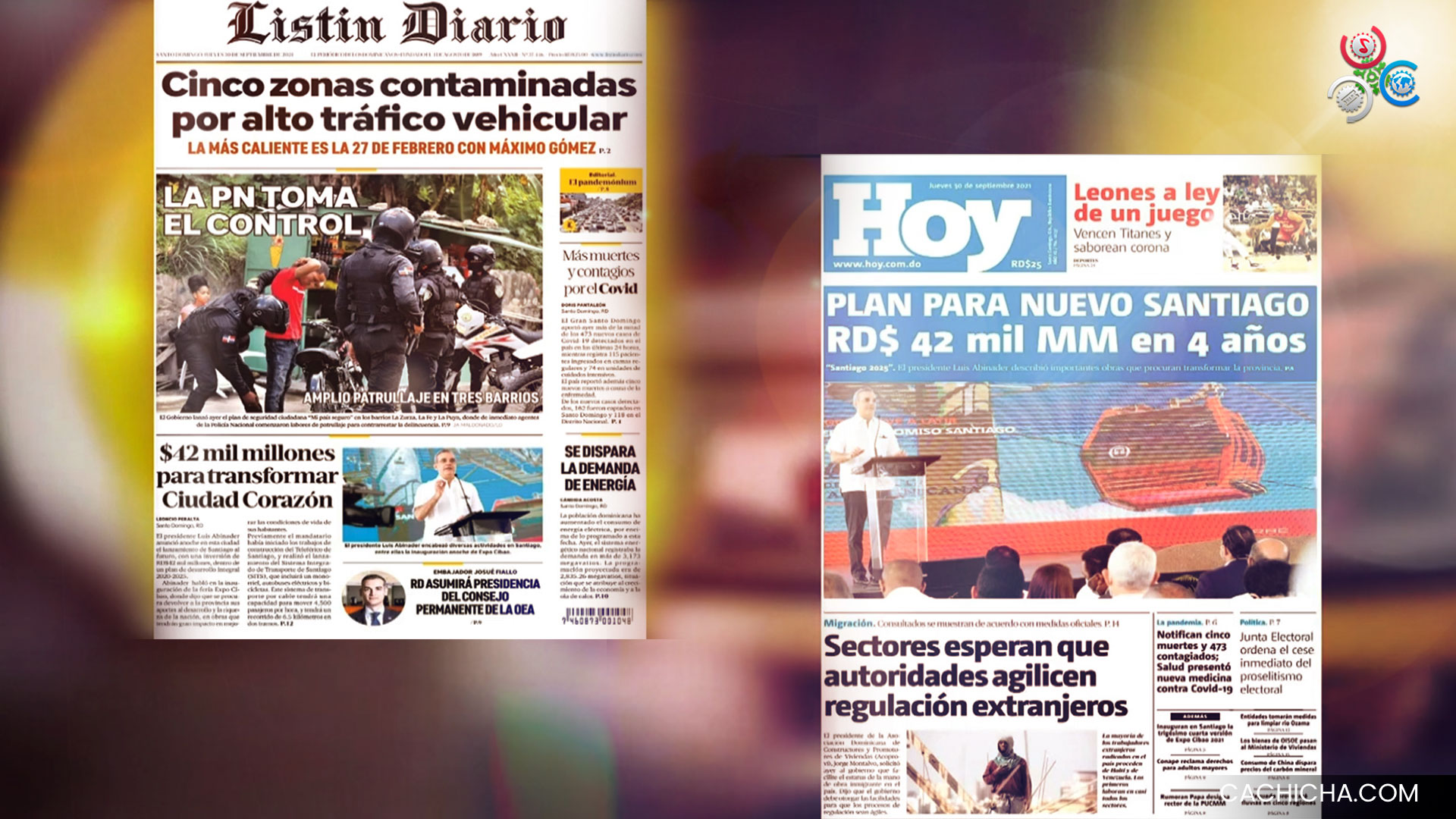 Las Principales Portadas De Los Periódicos En El Día De Hoy 30 De Septiembre Del 2021