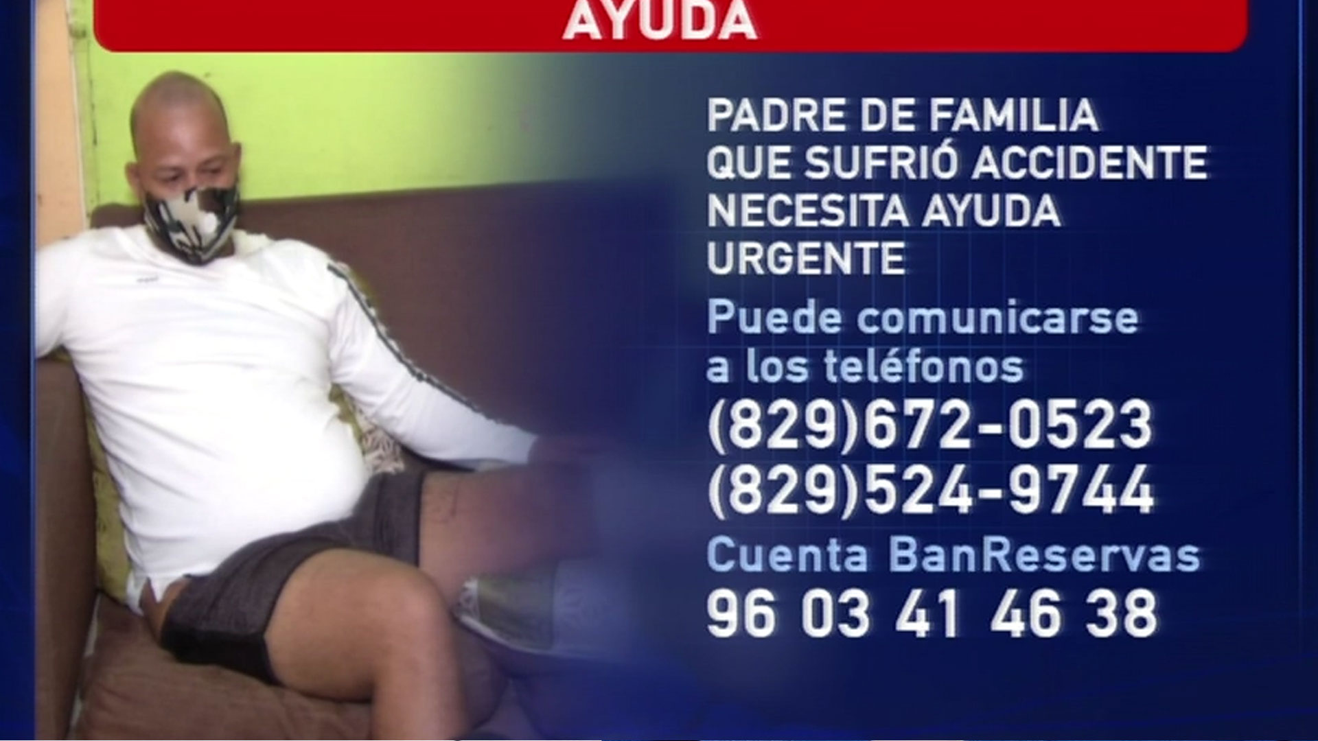 Padre De Familia Que Sufrió Un Accidente Necesita Ayuda Para Poder Sostener Su Familia 