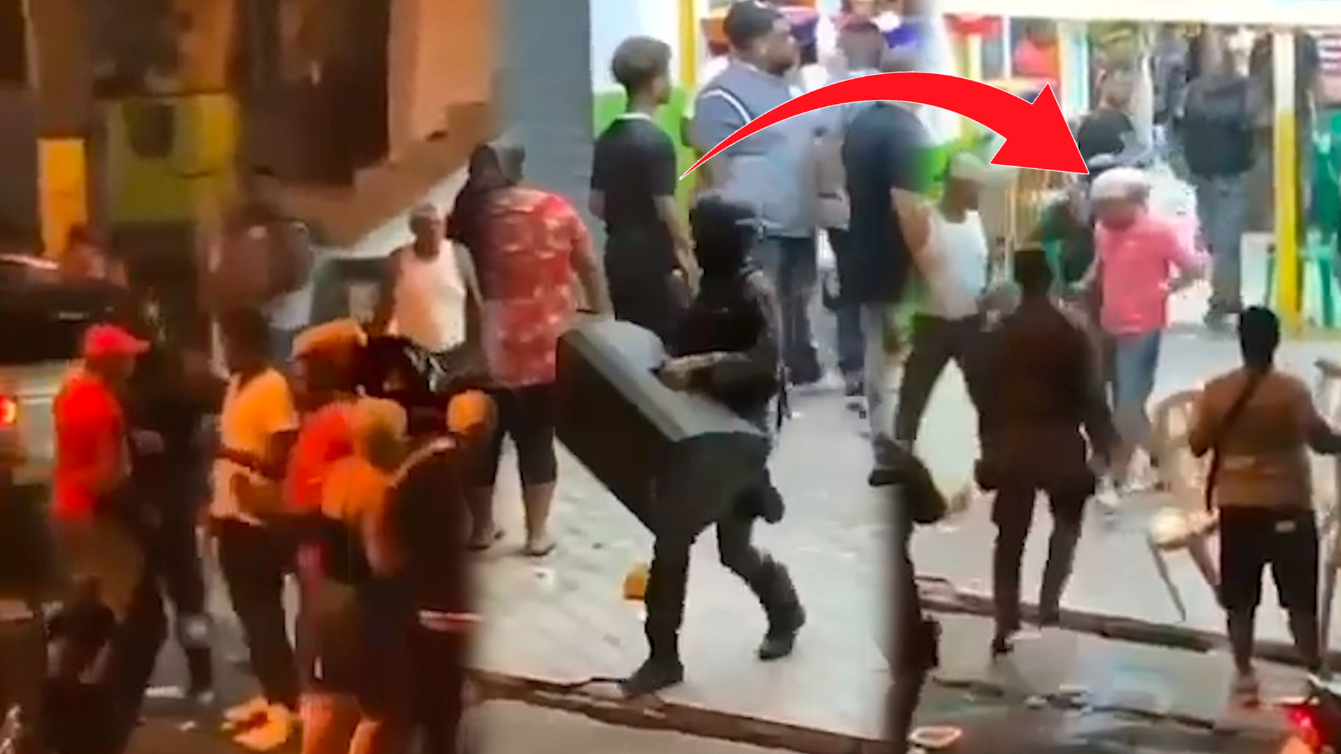 Momento Exacto En Que La Policía Desmantela Teteo En Villa Faro