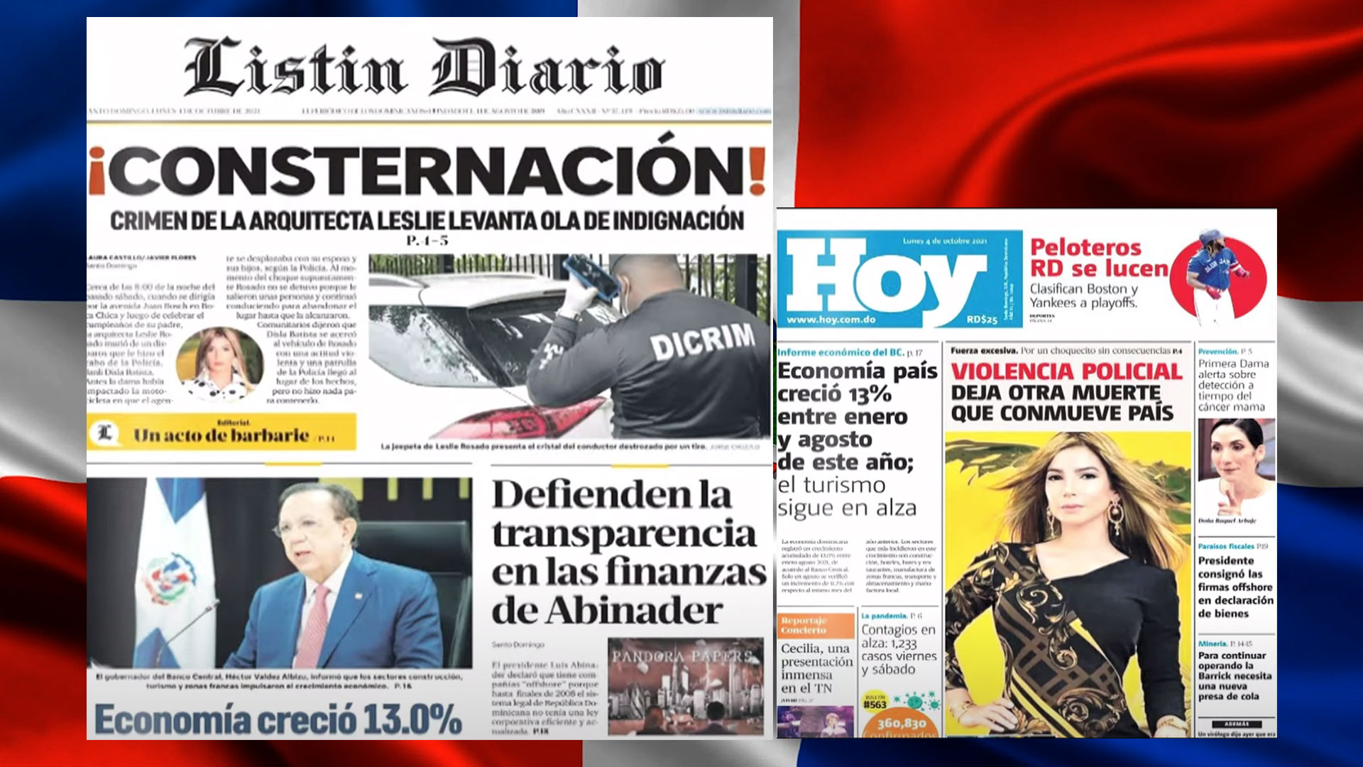 Las Principales Portadas De Los Periódicos En El Día De Hoy 4 De Octubre Del 2021