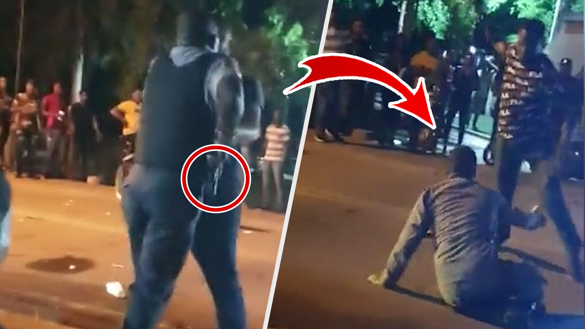 Captado En Cámara Como Un Hombre Le Entra A Palos A Dos Agentes De La Policía 