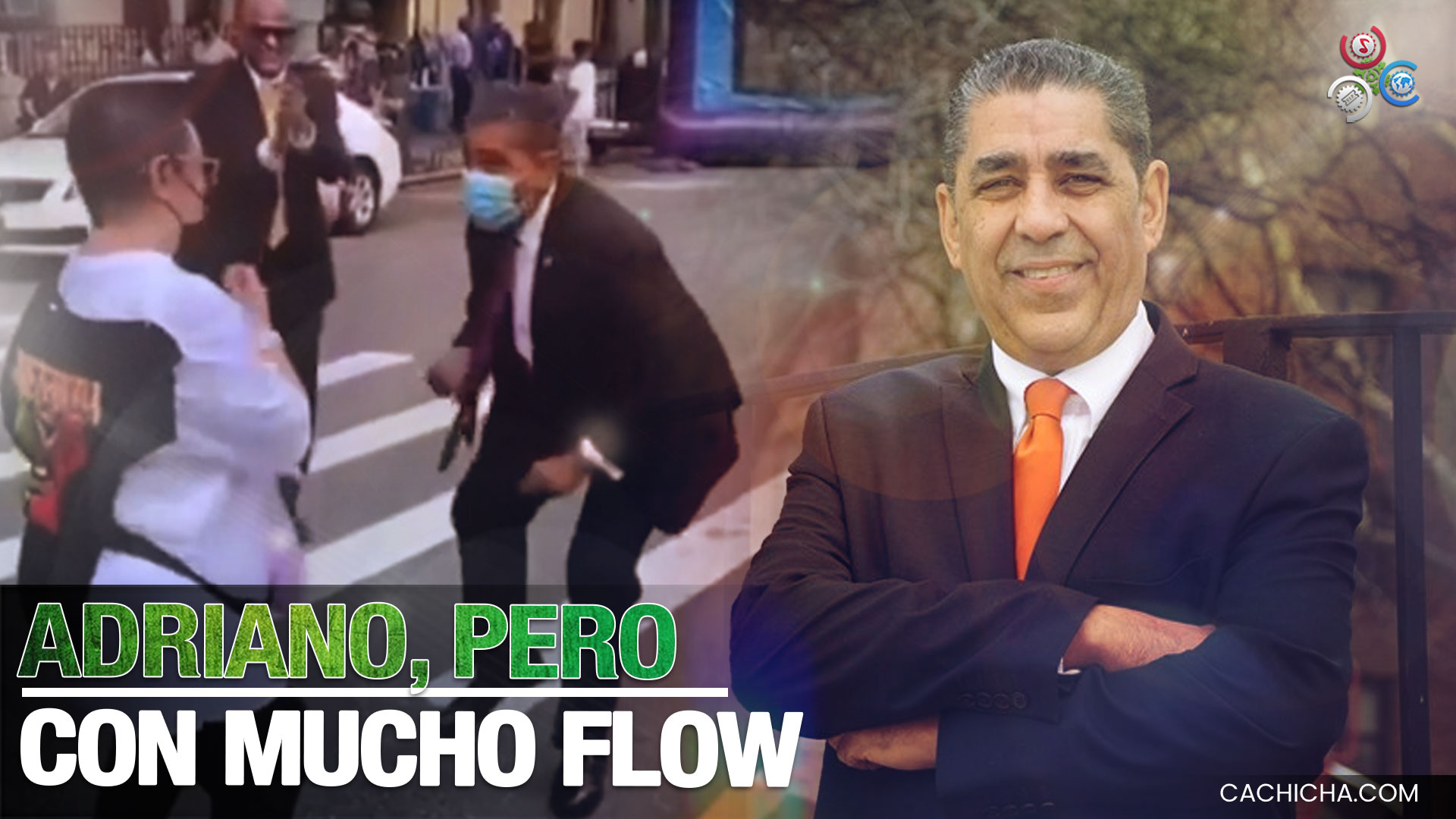 Congresista Dominicano Adriano Espaillat Mostrando Sus Pasos De Baile