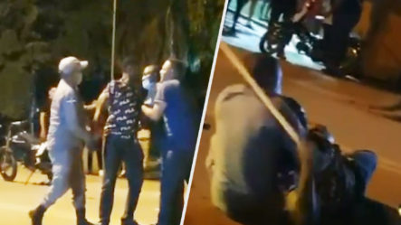 Video Completo De Como Un Civil Le Entra A Palo A Un Policía Que Intentaba Arrestarlo 