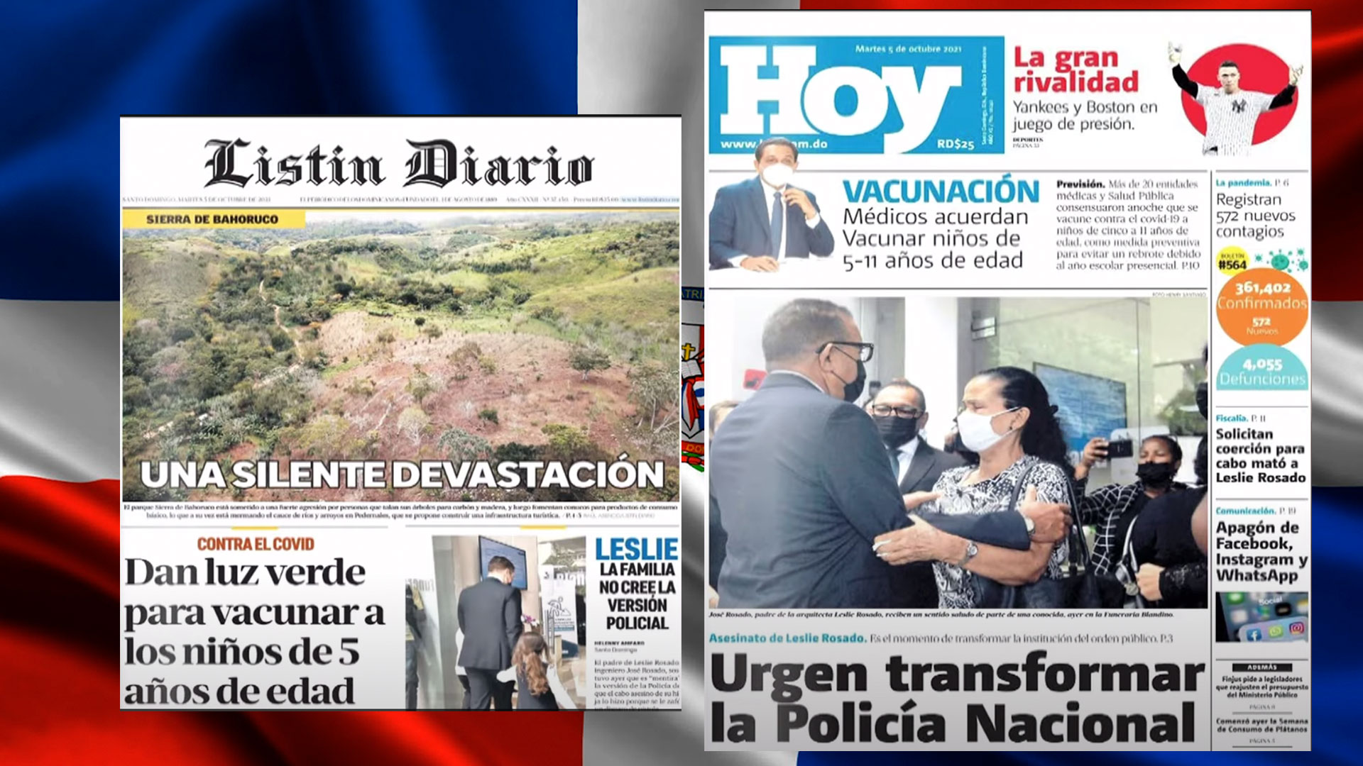 Las Principales Portadas De Los Periódicos En El Día De Hoy 5 De Octubre Del 2021
