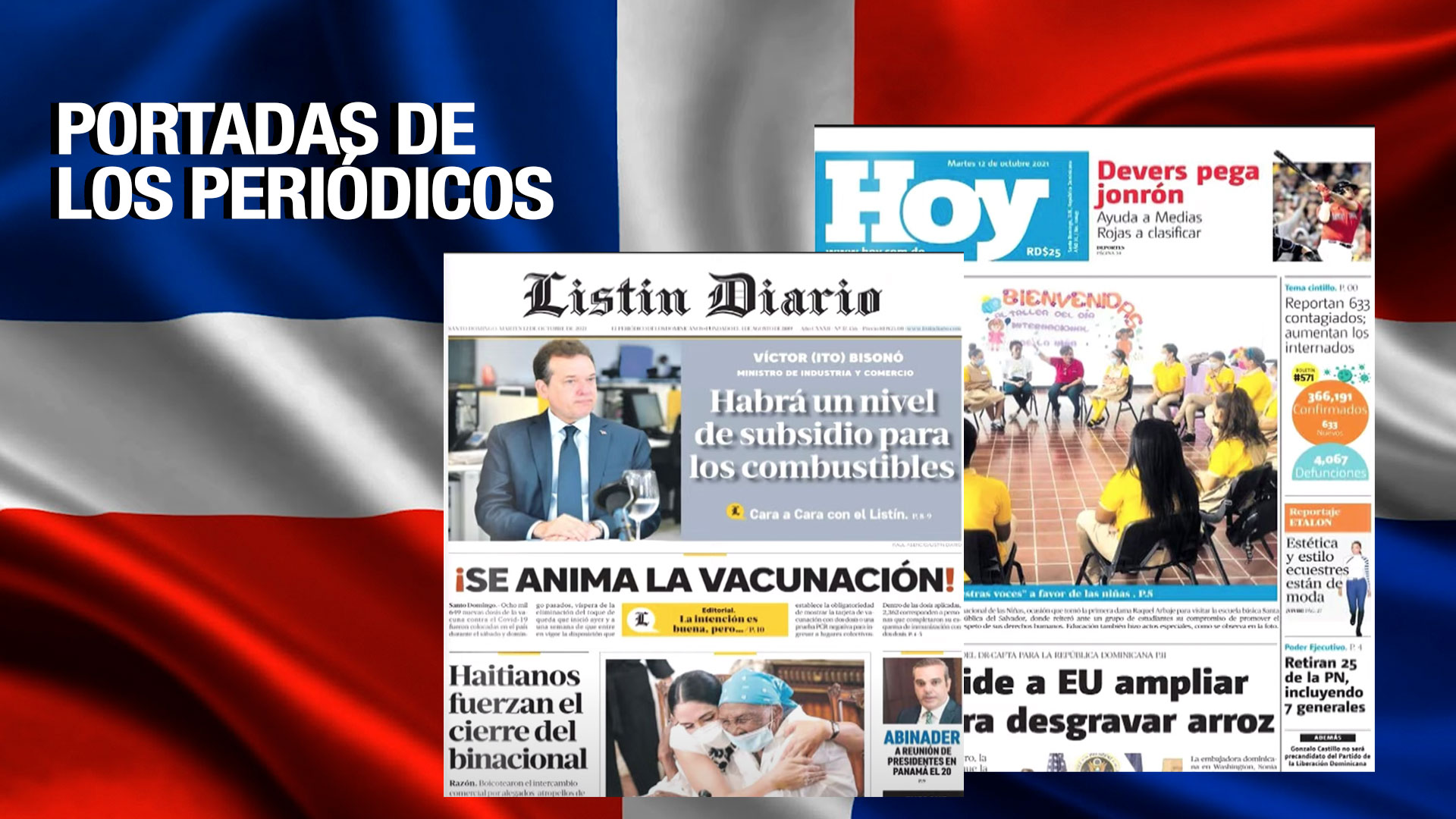 Las Principales Portadas De Los Periódicos En El Día De Hoy 12 De Octubre Del 2021