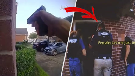 ¡Video Sensible! Hombre Mata Con “ametralladora” A Un Policía En EE. UU. 