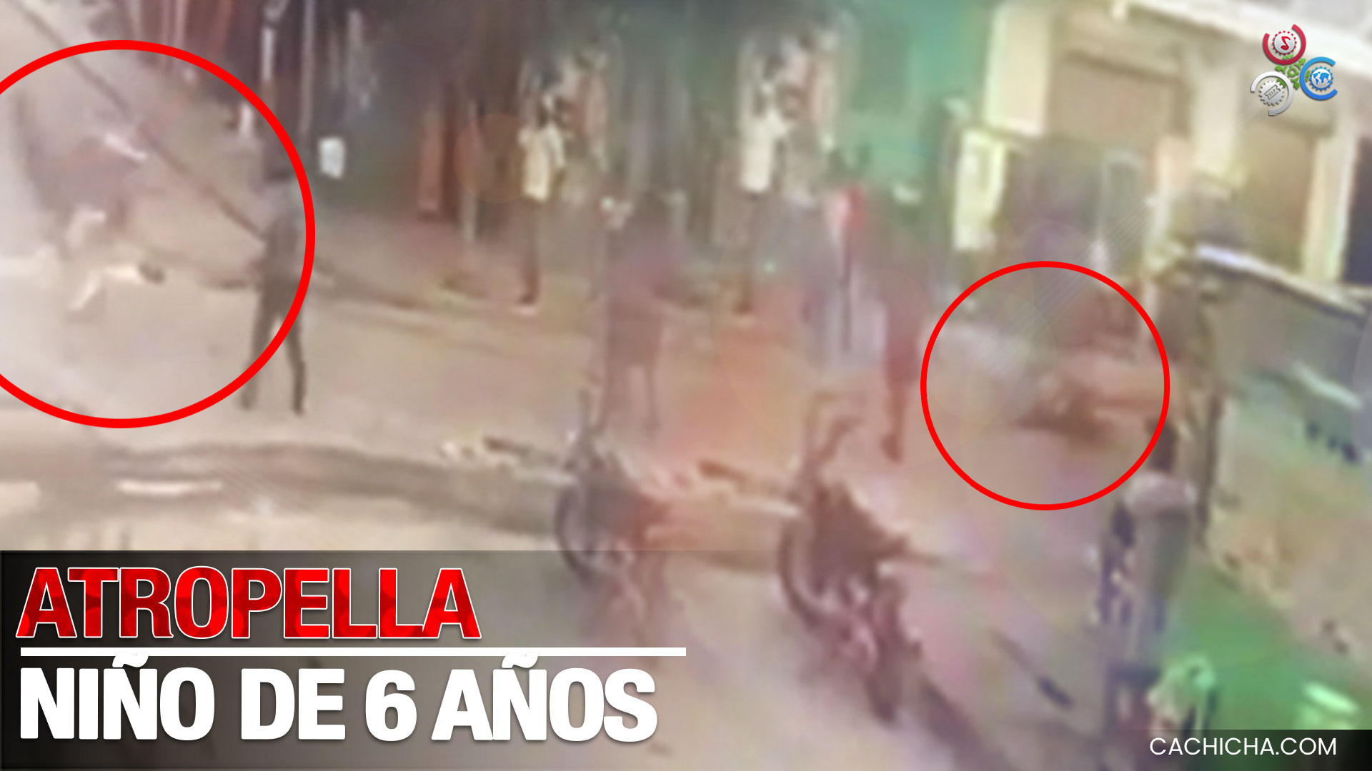 Cámara Capta Momento Que Motorista Calibrando Atropella Niño De 6 Años En Higüey