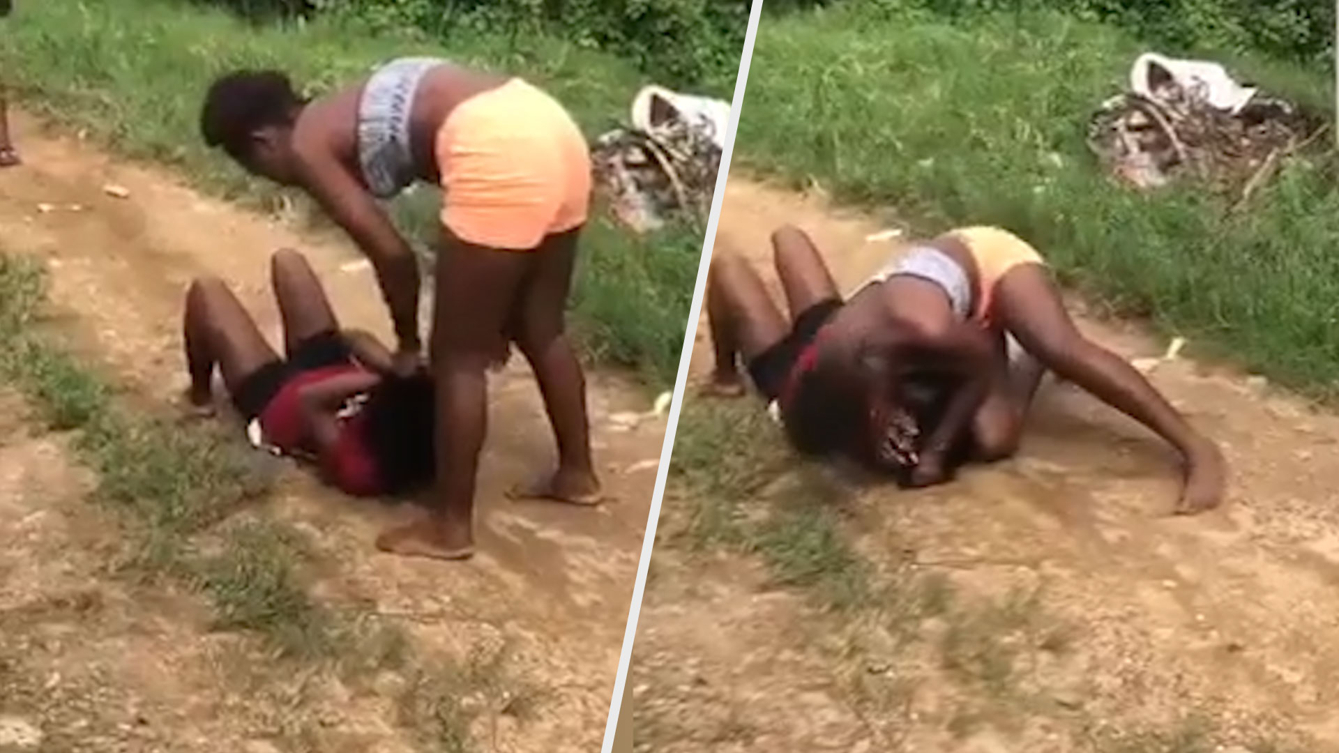 Mujer Llena De Rabia Arrastras Por El Suelo A Su Ex Amiga Y Le Dice Hasta Del Mal Que Va A Morir 