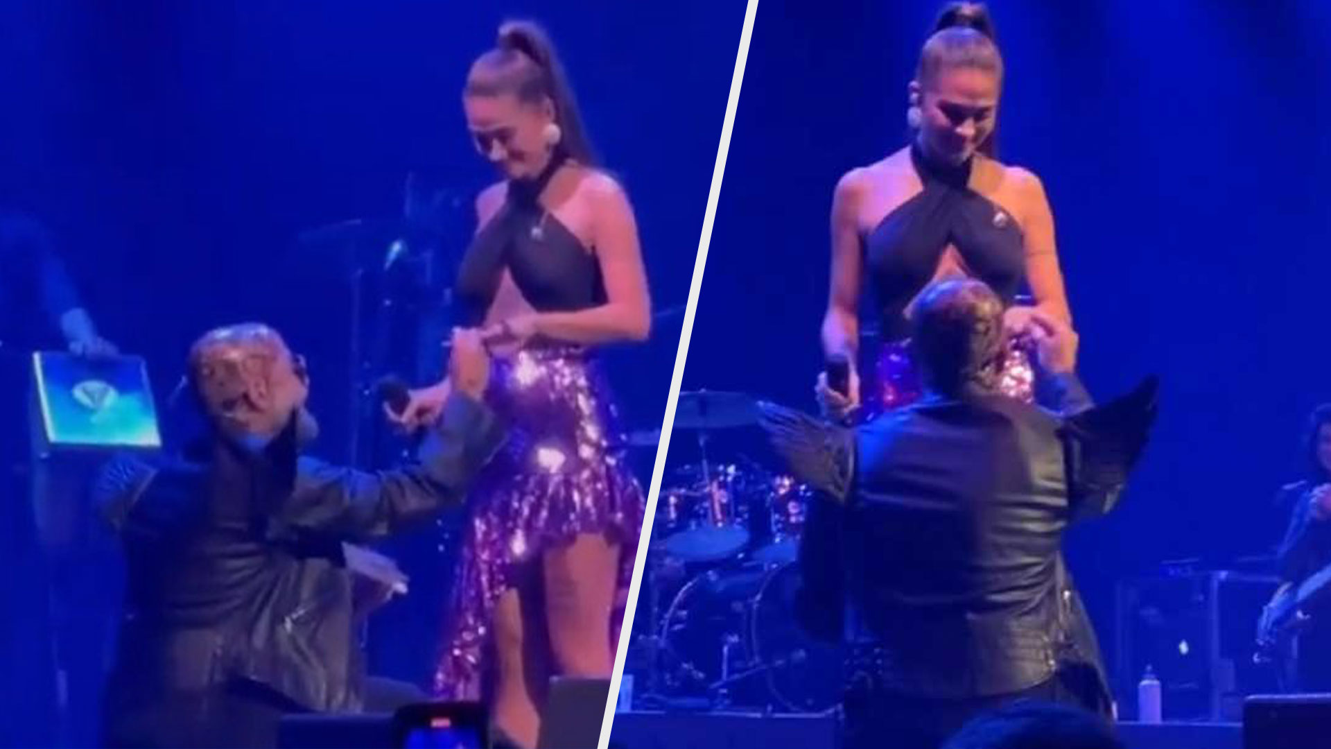 Mike Bahía Le Pide Matrimonio A Greeicy En Pleno Concierto De Alejandro Sanz