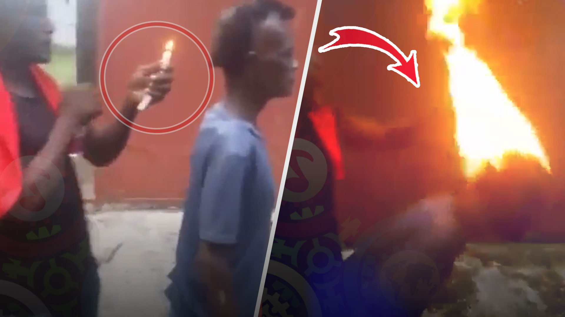 Trabajo De Brujería Sale Mal ¡Se Prende En Fuego! 