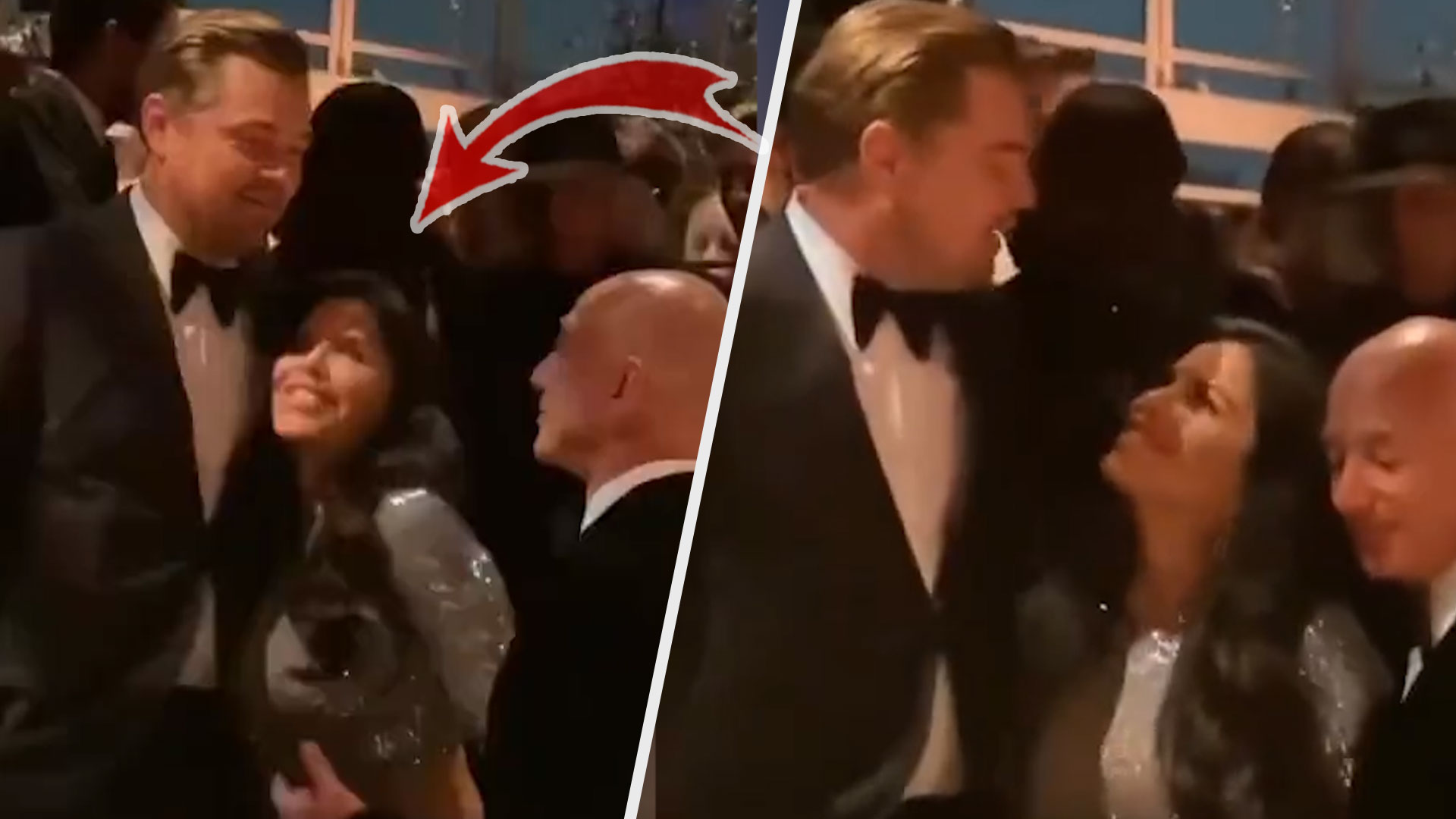 La Novia De Jeff Bezos Conoció A Leonardo DiCaprio Y Su Reacción Causa Polémica | La Delata La Mirada