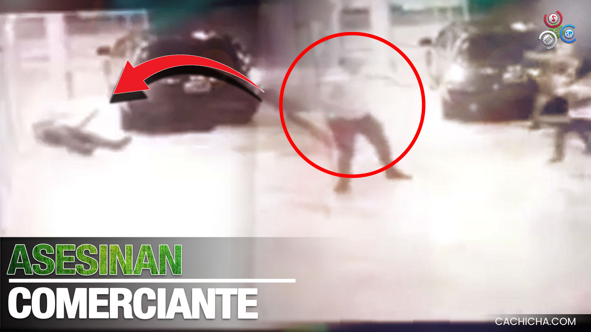 Momento En Que Asesinan A Comerciante De Higüey Mientras Cerraba Su Negocio