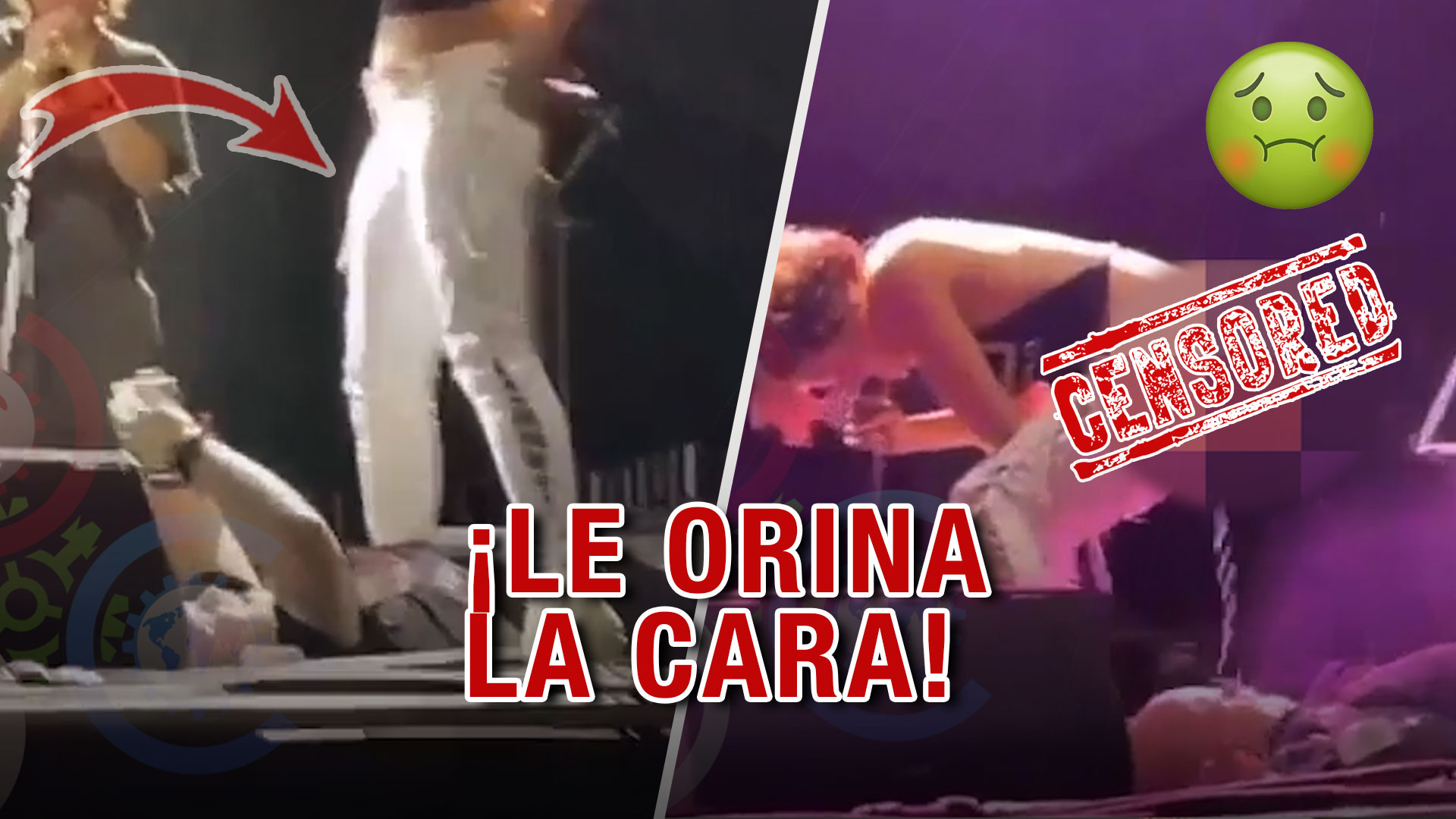 Mujer Cantante Le Orina La Cara A Un Fanático En Pleno Concierto | ¡Qué Locura! 