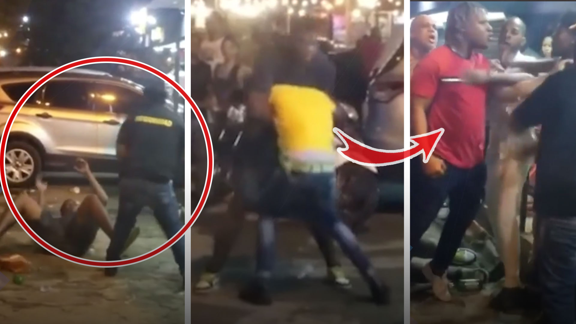 Se Arma Tremendo Lío Entre Seguridades De Un Bar Y Un Hombre Borracho | No Pudieron Con él 