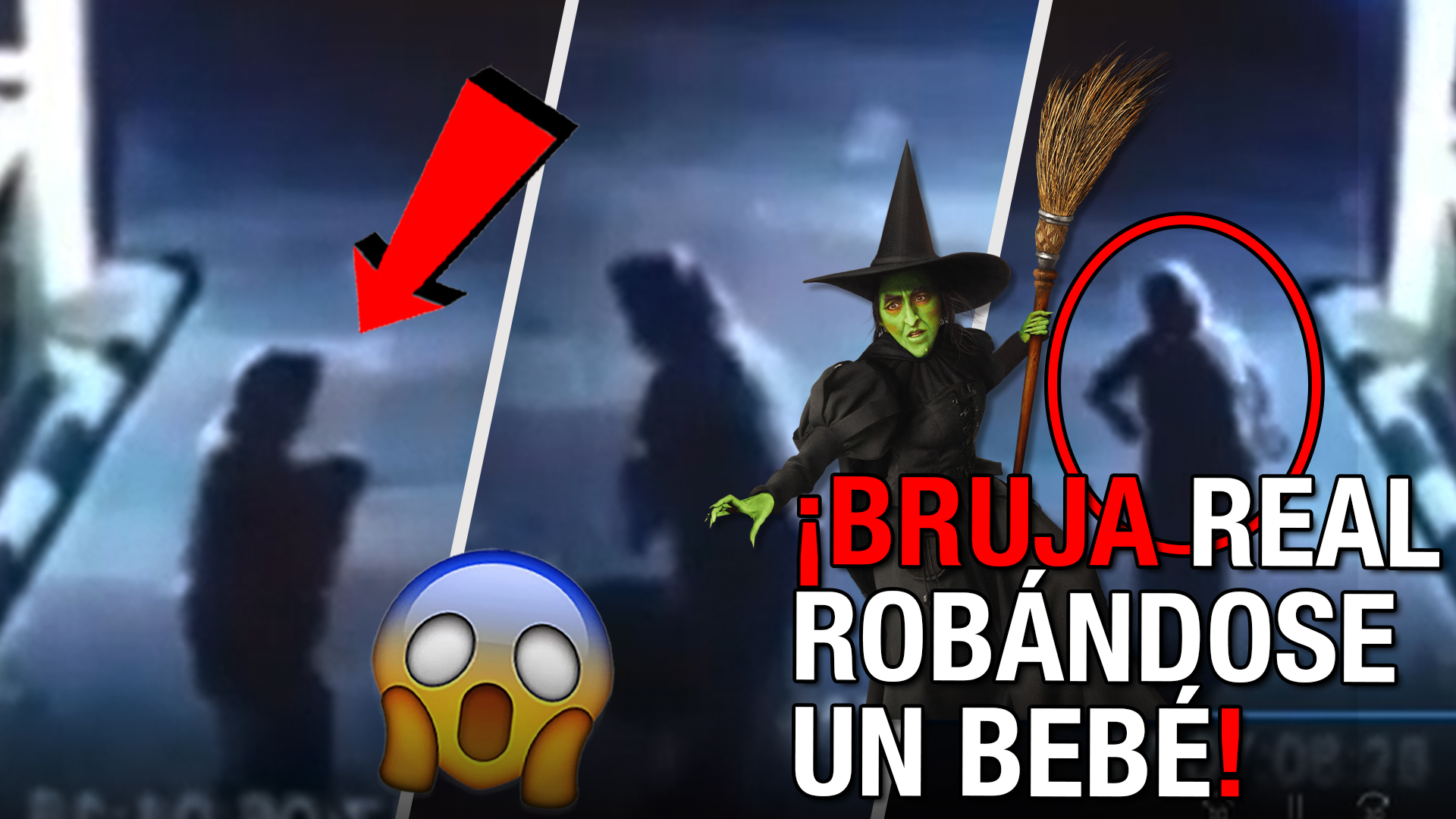 Bruja Real Es Captada En Cámara Robándose Un Bebé