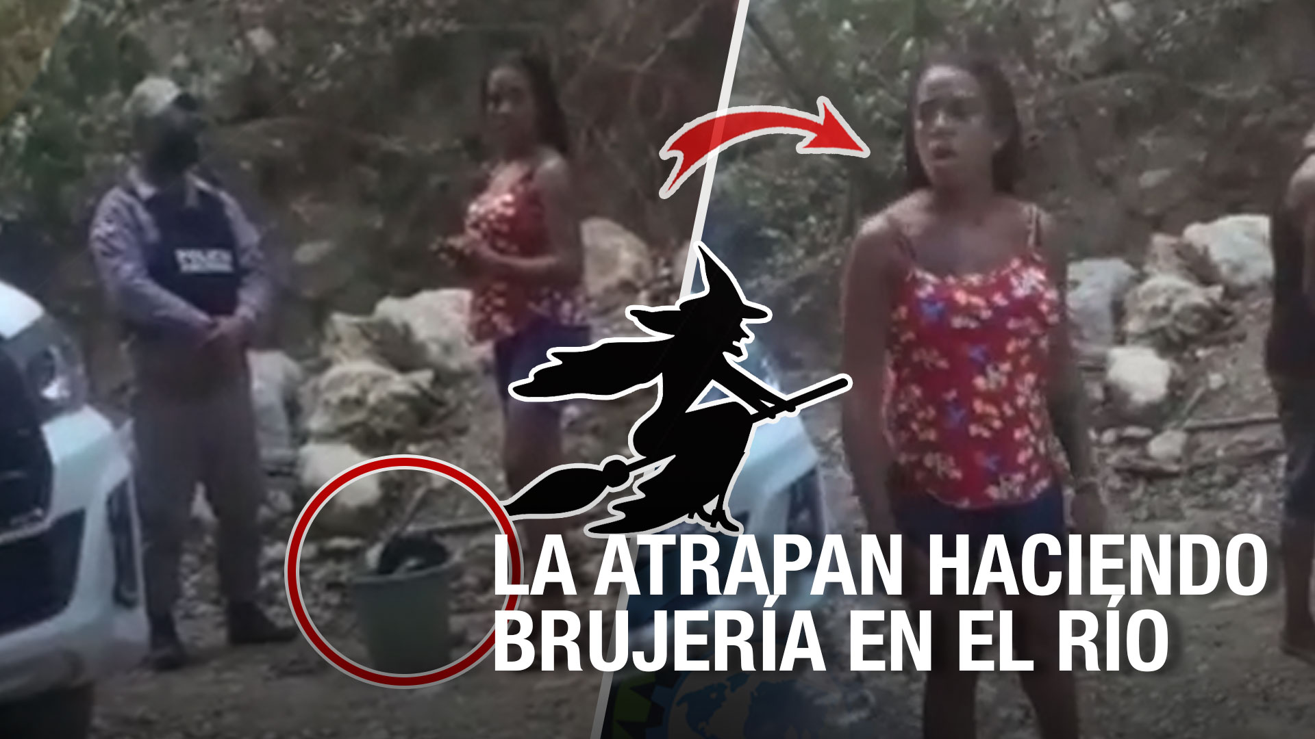 ¡Insólito! Atrapan Mujer Haciendo Brujería Y Se Arma Un Lío Con La Policía | Dicen Que Es Bruja Y Vuela 