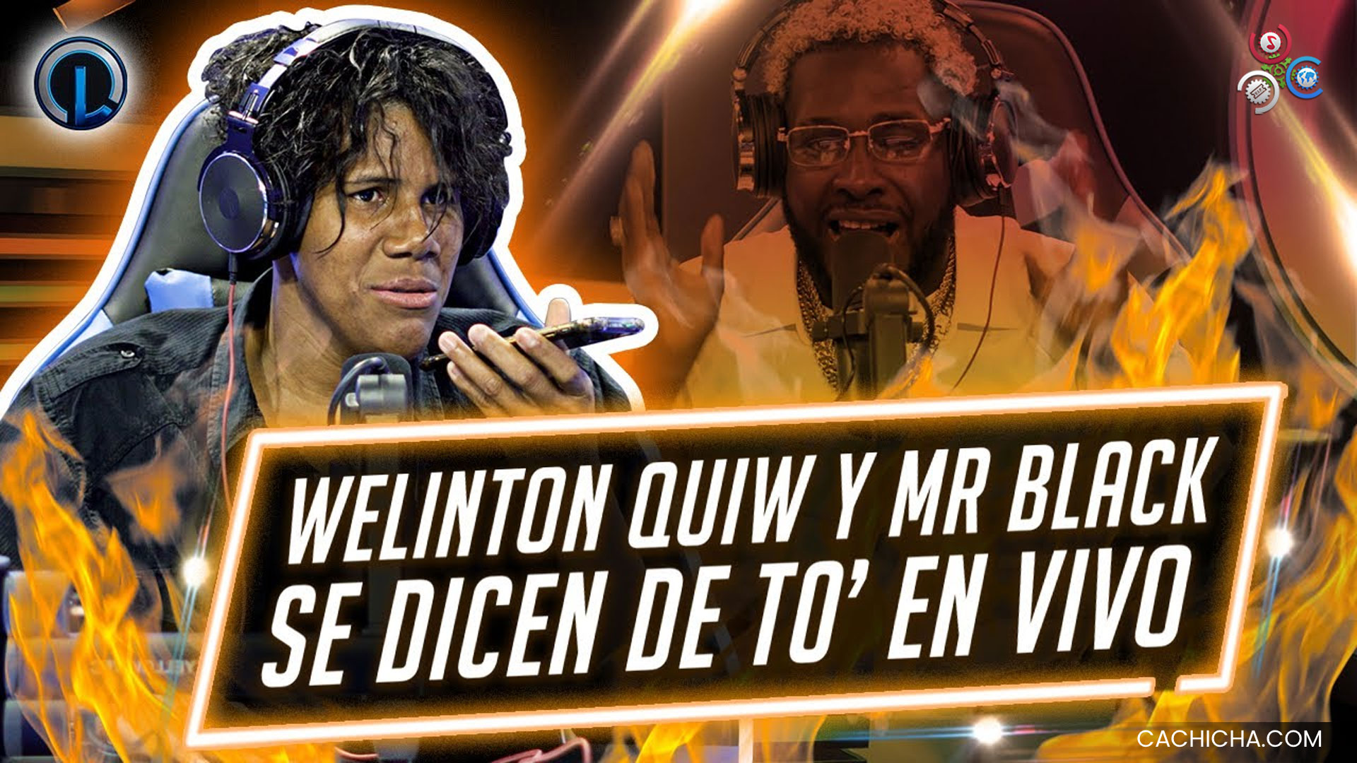 Welinton Quiw Y MR. Black Discuten En Plena Entrevista