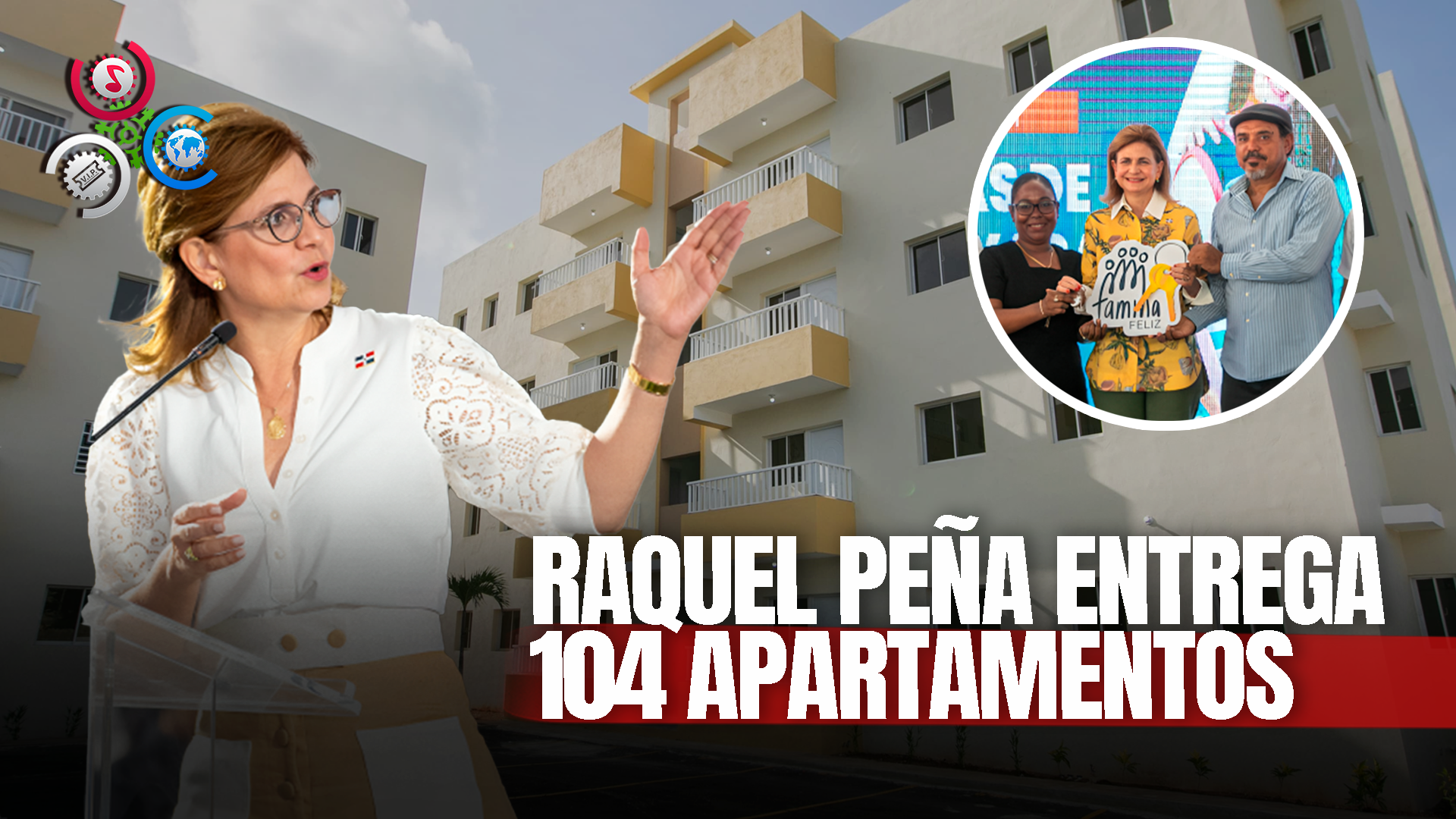 Vicepresidenta Raquel Peña Hace Entrega De 104 Viviendas De Plan Familia Feliz En La Romana
