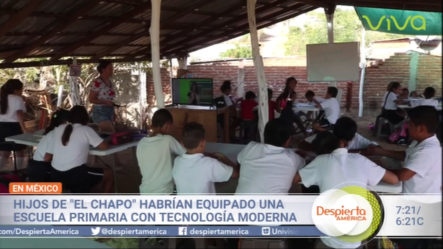 Hijos De “El Chapo” Habrían Equipado Una Escuela Primaria Con Tecnología Moderna