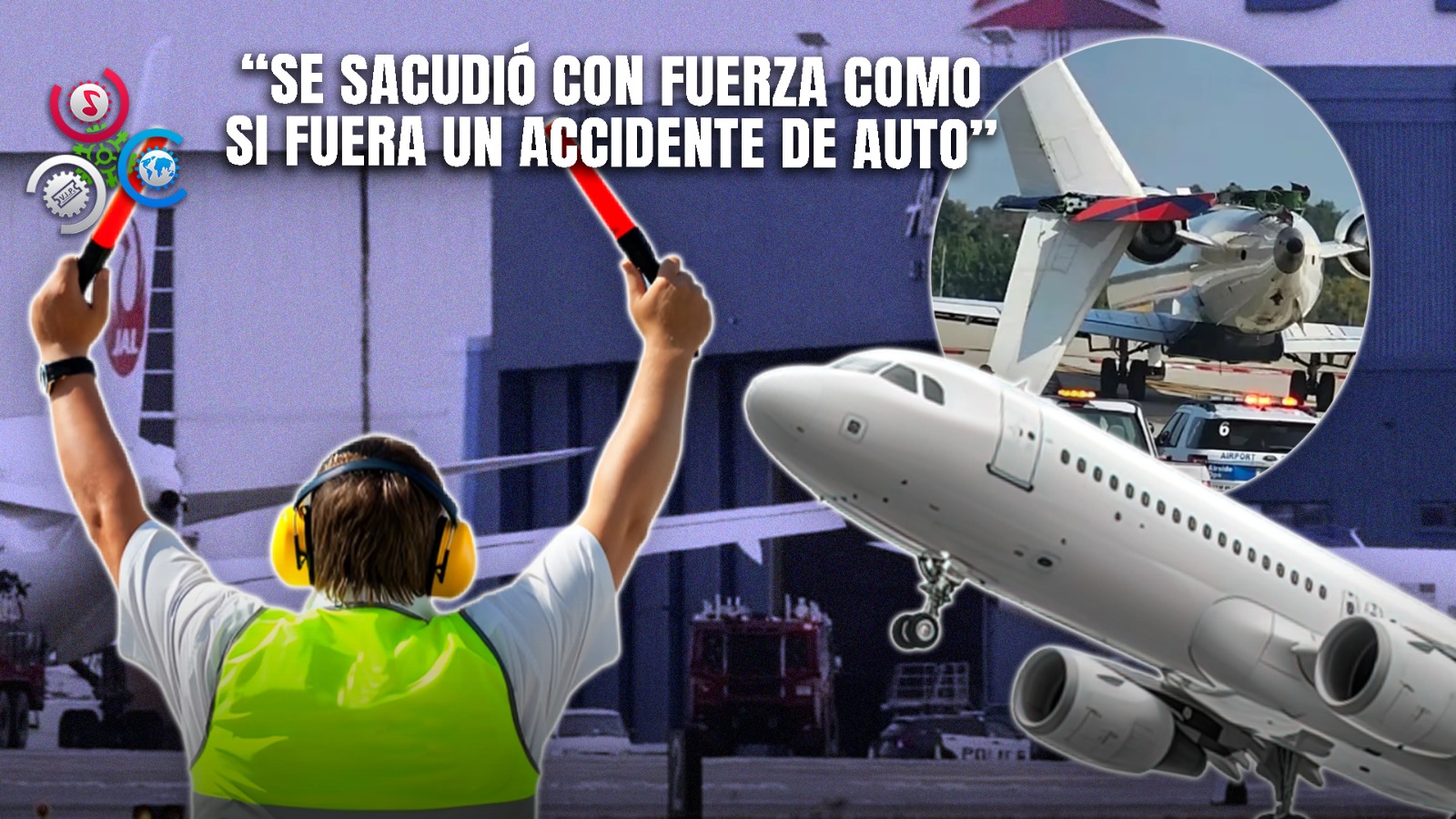 Incidente En Seattle: Avión Impacta Con Su Ala La Cola De Otra Aeronave