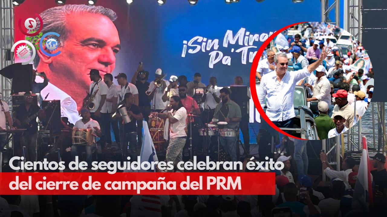 ¡Hay Fiesta En Santo Domingo! Tarima Del Cierre De Campaña Del PRM