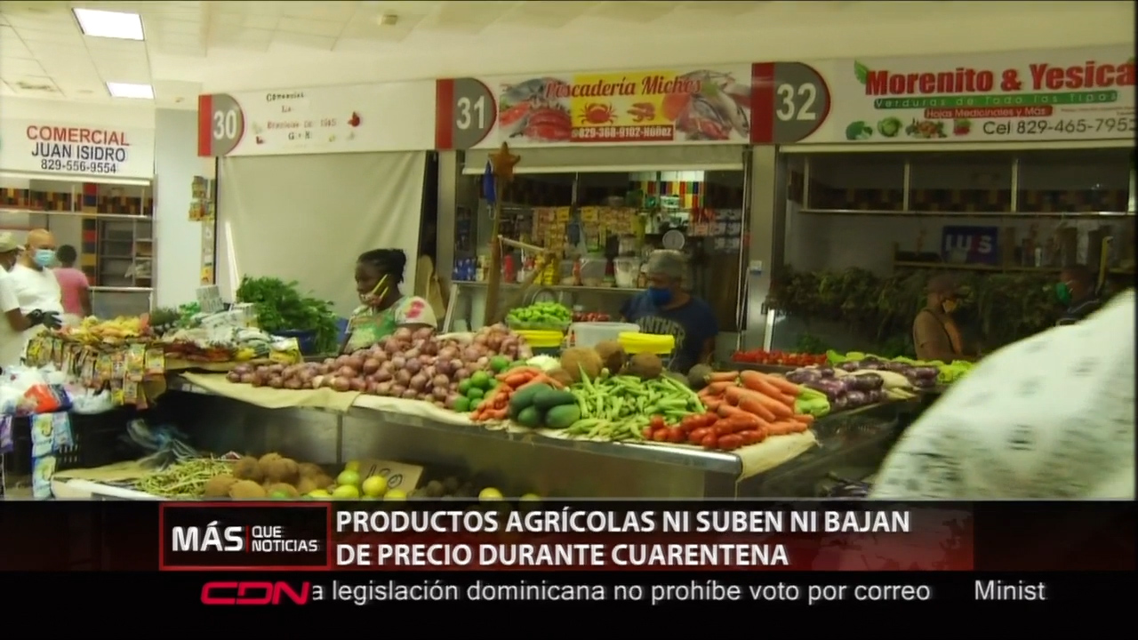 Productos Agrícolas Ni Suben Ni Bajan De Precio Durante Cuarentena