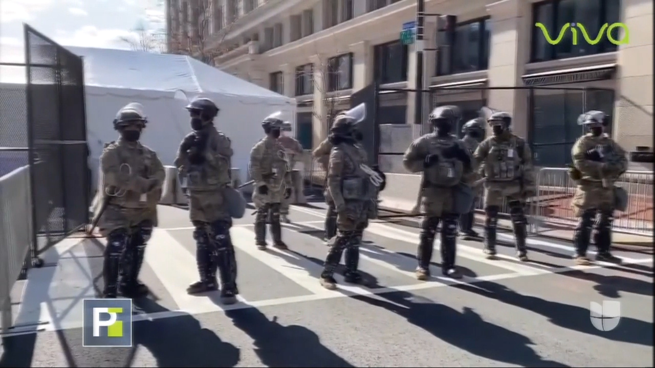 Despliegue De Seguridad Nunca Antes Visto En La Toma De Posesión De Joe Biden