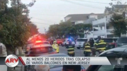 Al Menos 20 Heridos Tras Colapso De Varios Balcones En New Jersey