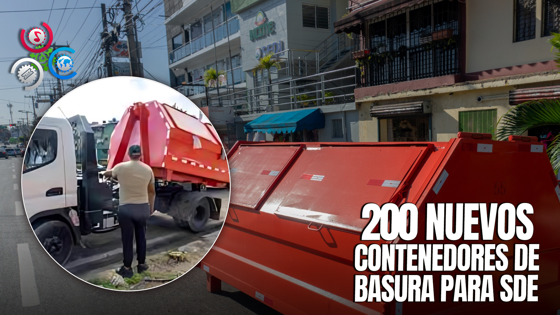 Alcaldía De Santo Domingo Este Inicia Instalación De 200 Nuevos Contenedores