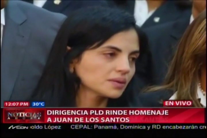 Dirigencia Del PLD Rinde Homenaje A Juan De Los Santos #Video